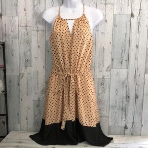 Bar III Drawstring Waist High/Low Sleeveless Dress Extra Small